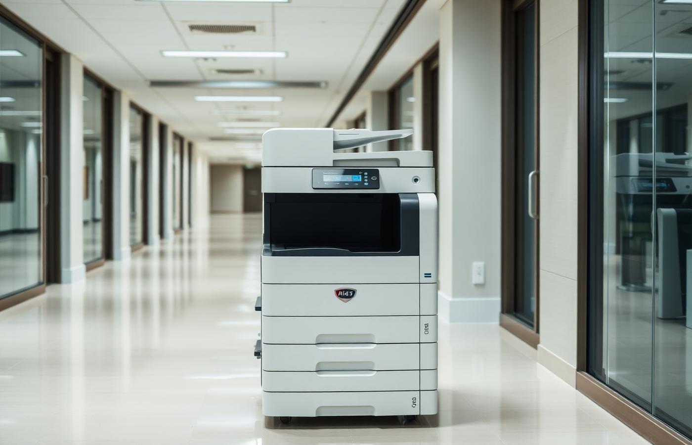 Office copier ready for service